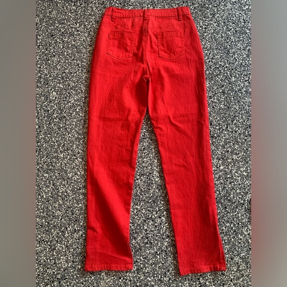 EUC DIANE GILMAN RED SKINNY JEANS - Picture 2 of 3